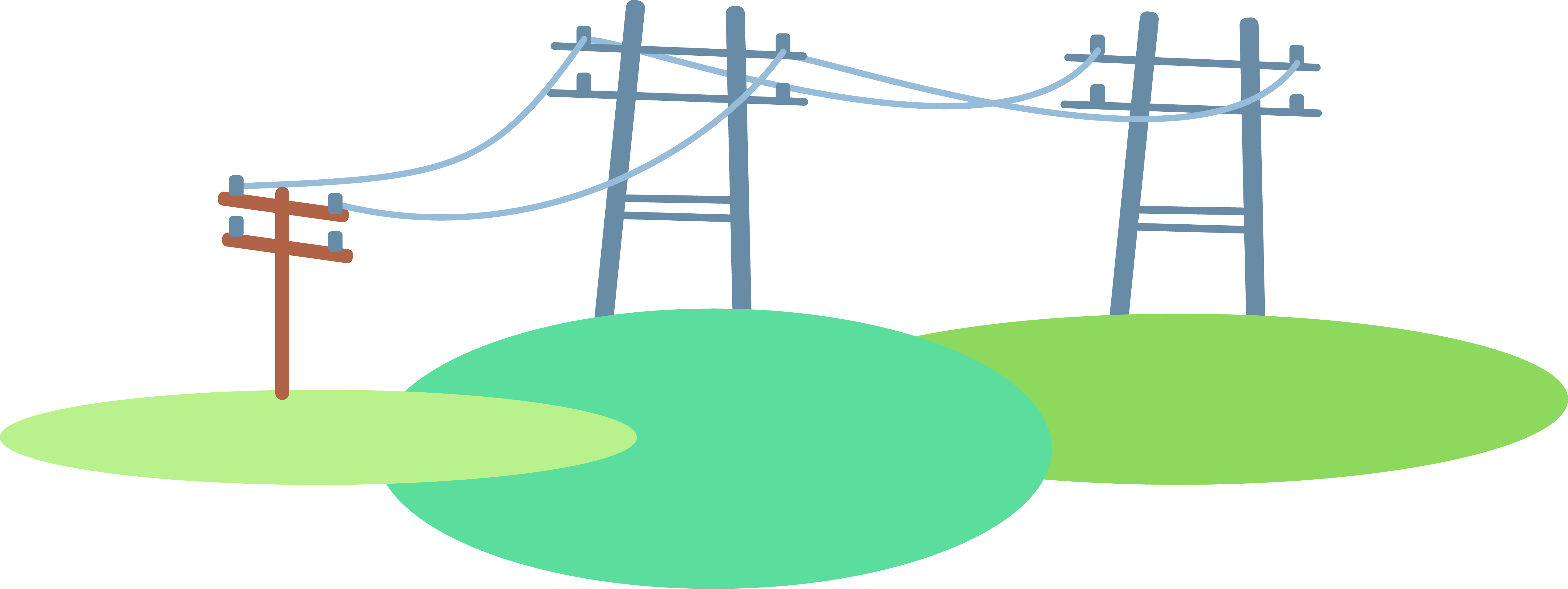 Illustrasjon av strømnettet 